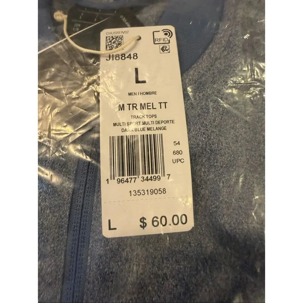 adidas Men's Size Tricot Track Top